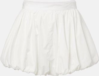 Faithfull The Brand Arras gathered cotton shorts