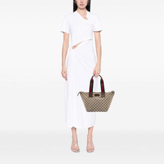 Gucci Tweedehands Gg Canvas Web Tas