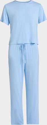 Natori Feathers Essentials Jersey Pajama Set
