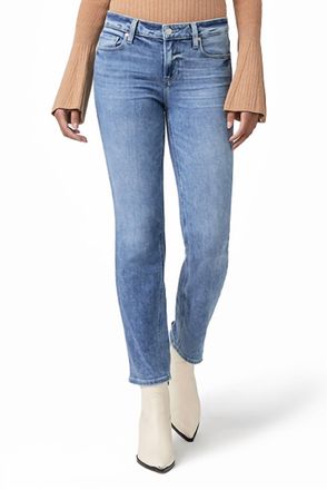 Paige Amber Mid Rise Straight Leg Jean In Tapestry