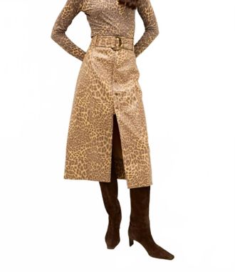 Marie Oliver Chelsea Skirt In Leopard