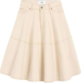 Ami Gonna - Dames - Korte rokken - Beige - W27 - Rokken