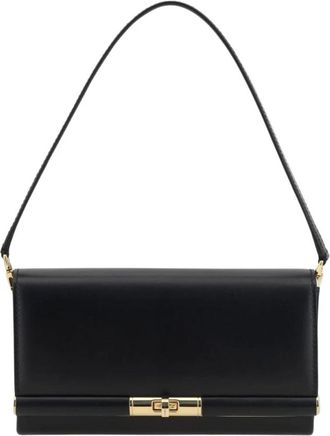 Dolce & Gabbana Sicily Schoudertas - Dames - Schoudertassen - Zwart - ONE Size - Leer - Tassen