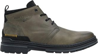 PME Legend Stijlvolle Lage Laars Fleetman - Heren - Veterlaarzen - Grijs - 44 EU - Leer - Schoenen