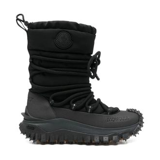 Moncler Winter Boots, female, Black, Size: 11 US Trailgrip Apr&egrave;s High GTX Snow Boots