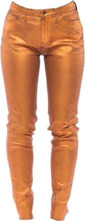 Don the Fuller Skinny Broeken - Dames - Skinny broeken - Oranje - W25 - Katoen - Broeken