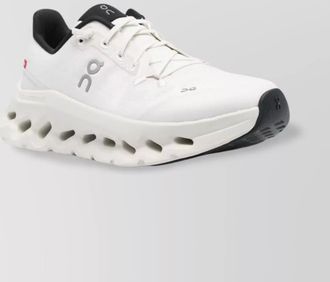 On airflow lace-up sneakers featuring perforated detailing