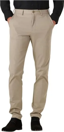 HUGO BOSS Broeken, Heren, Beige, W33 L32, Katoen, Kaiton Chino