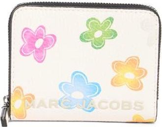Marc Jacobs Mini Compact Leather Wallet in White Multi at Nordstrom Rack