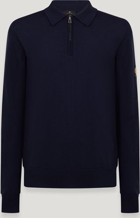 Belstaff Kyle Polo Mens Merino Wool Dark Ink Size 3XL