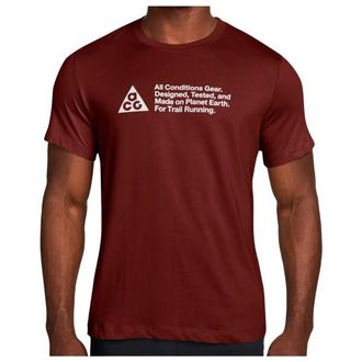 Nike ACG Dri-Fit T-Shirt Funktionsshirt f&uuml;r Herren | rot