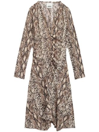 Isabel Marant Beige Octavia Mini Dress