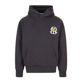 Barrow Hoodies, male, Gray, Size: XS Oversized Hoodie