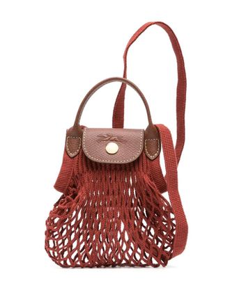Longchamp Borsa a spalla Le Pliage mini - Arancione