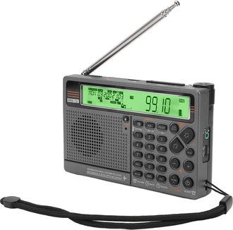 OEM Radio Port&aacute;til De Onda Corta Hrd-757, Sw Fm Mw Air V.uhf Wb, Multibanda Alimentada Por Bater&iacute;a, 2500 Mah, Recargable, Con Bluetooth, Alarma Sos Y Lint