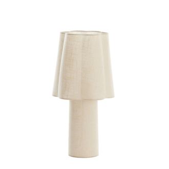 Light & Living L&aacute;mpara De Mesa - Musaby - Natural - Textil - - Light&living