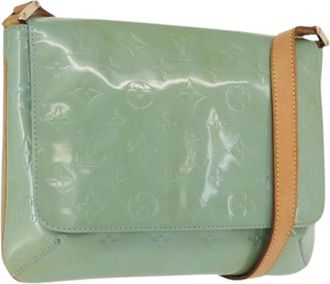 Louis Vuitton Pre-owned Cross Body Bags, female, Green, Size: ONE SIZE Pre-owned Leather Cross Body Bag