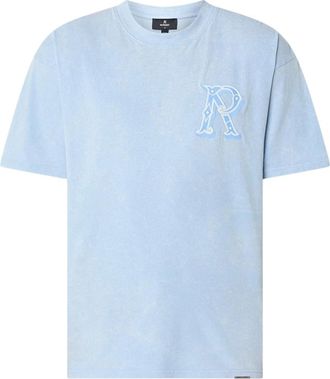Represent Western Initial T-shirt - Heren - T-shirts - Blauw - XL - Katoen - Tops