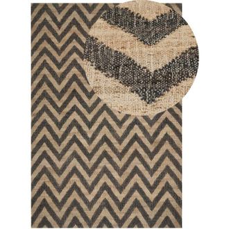 Beliani Rug DEDEPINARI Beige 200 x 300 cm Jute