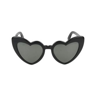 Saint Laurent Sunglasses, female, Black, Size: 54 MM Black Grey Loulou Sunglasses