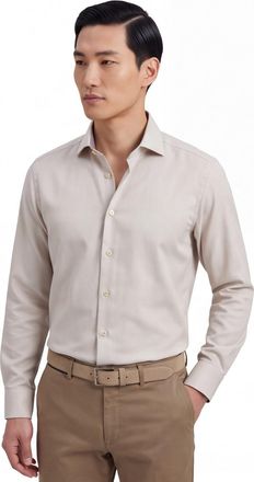 Seidensticker Strijkvrij overhemd beige Seidensticker Slim Fit katoen