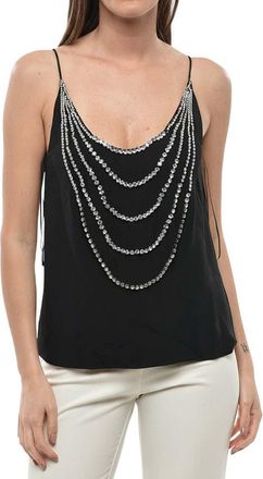 Stella McCartney Black Scoop Neck Top