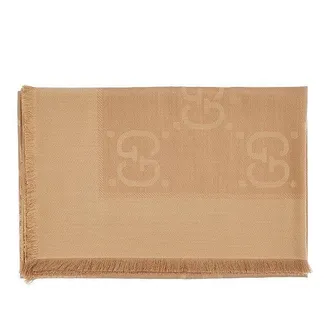 Gucci GG jacquard wool and silk scarf Woman One Size