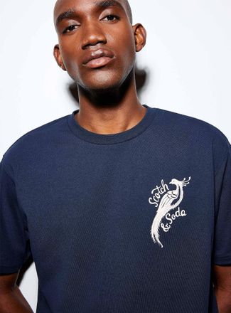 Scotch & Soda Mens Journey in Blue T-shirt