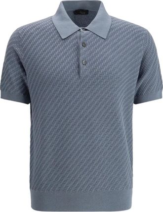 Brioni Polo a maniche corte - Blu