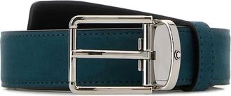 Montblanc Cintura Air Force reversibile in pelle di vitello - Blu