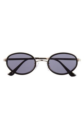 BP. Oval Sunglasses in Gold- Smoke at Nordstrom