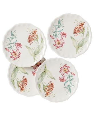Lenox Butterfly Meadow Melamine 4pc Accent Plates