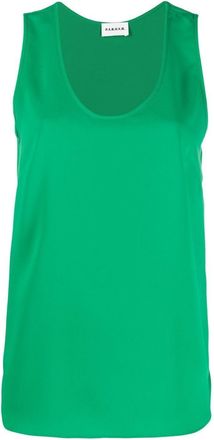 P.A.R.O.S.H. scoop-neck top - women - Polyester - S - Green