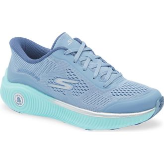 Skechers Slip-Ins: Arch Fit GO RUN Anywhere Sneaker in Blue/Turquoise at Nordstrom Rack, Size 8