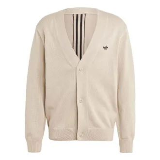 adidas Rifta Oversized Intarsia Cardigan Asia Sizing Beige IM4649