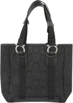 Ferragamo Pre-owned Tote Bags, female, Black, Size: ONE SIZE Pre-owned Tote bag