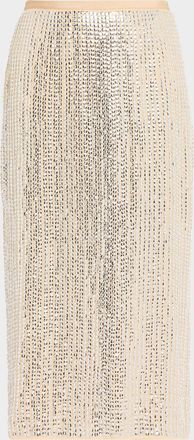 Rag & Bone Lili Beaded Midi Skirt