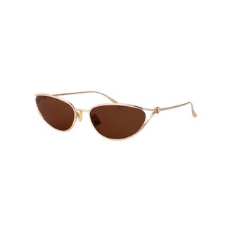Bottega Veneta Bv1330S Zonnebril - Dames - Accessoires - Geel - Maat: 57 MM