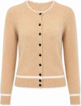 Isabel Marant Naia Cardigan - Dames - Vesten - Beige - XS - Truien & Vesten