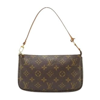 Louis Vuitton Pre-owned Mini Bags, female, Brown, Size: ONE SIZE Pre-owned Monogram Pochette Accessoires