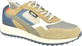 Australian Footware Schoenen, Heren, Veelkleurig, 43 EU, Beige + Blauw Runner N