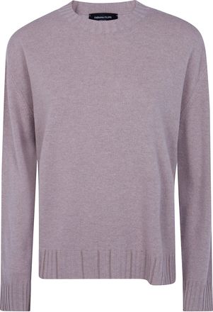 Fabiana Filippi Sweater Crew Neck Platinum