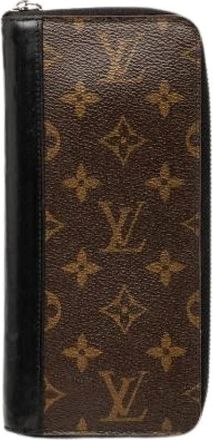 Louis Vuitton Pre-owned Wallets, male, Brown, Size: ONE SIZE Pre-owned Zippy Wallet Vertical Monogram Long Wallet