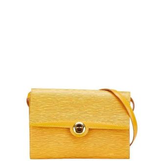 Louis Vuitton Pre-owned Cross Body Bags, female, Yellow, Size: ONE SIZE Pre-owned Cross Body Bag