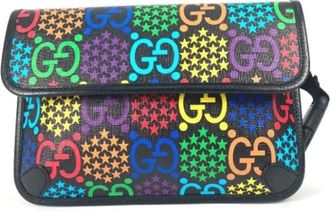 Gucci Pre-owned Leather gucci-bags - Dames - Vintage Heuptassen - Veelkleurig - ONE Size - Leer - Vintage