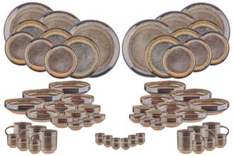 Bj&ouml;rn Borg Juego de vajilla M&aacute;s GENESIS - 60 piezas - Basalto