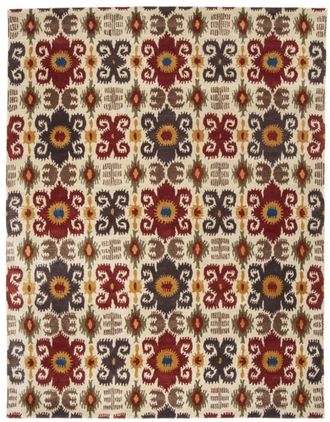 Safavieh Alfombra lana neutrale/rosso 107 x 168 cm