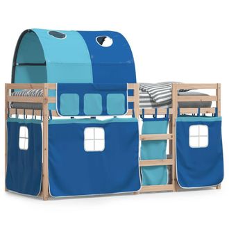 Berkfield Home Bunk Bed without Mattress Blue 80x200 cm Solid Wood Pine