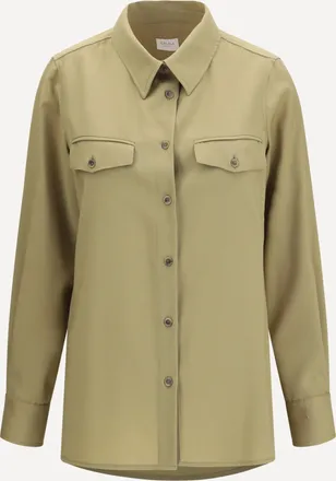 Cruna Giacca Camicia in lana vergine Woman 40