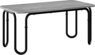 vidaXL Mesa De Centro Sonoma Gris 79,5 X 40 X 36 Cm Vidaxl